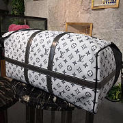 Louis Vuitton Keepall 55 Black & White - 5