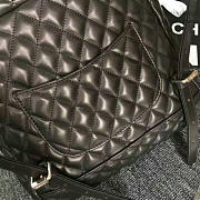 Chanel Urban Spirit Quilted Lambskin Large Backpack Black Silver Hardware 170301 VS02032 - 3