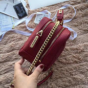 Chanel Bowling Bag A69924 wine red 24cm - 6