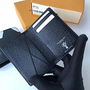 M63296  LV Card Pack Black Wallet - 3