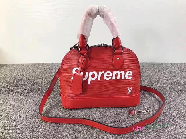 Louis Vuitton Supreme domed satchel alma M40301  - 1