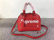 Louis Vuitton Supreme domed satchel alma M40301  - 1