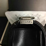 Chanel Small Quilted Lambskin Boy Bag Black A13043 VS07183 - 5