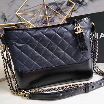 Chanel Chanels Gabrielle Hobo Bag Blue A93824 VS01797