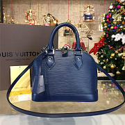 Louis Vuitton M40855 Alma BB Epi Leather Indigo - 5