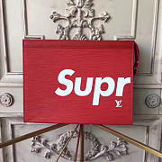 Louis Vuitton Supreme Clutch M41366 red - 6