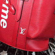 Louis Vuitton Supreme backpack M41709 Red water ripple backpack - 2