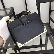 Prada Cahier Bag 1BD045 Black - 6