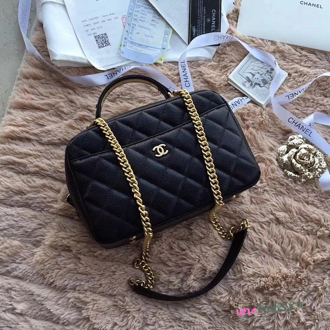 Chanel Bowling Bag A69924 black 24cm - 1