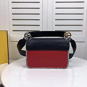 fendi kan handbag red 0592 - 4