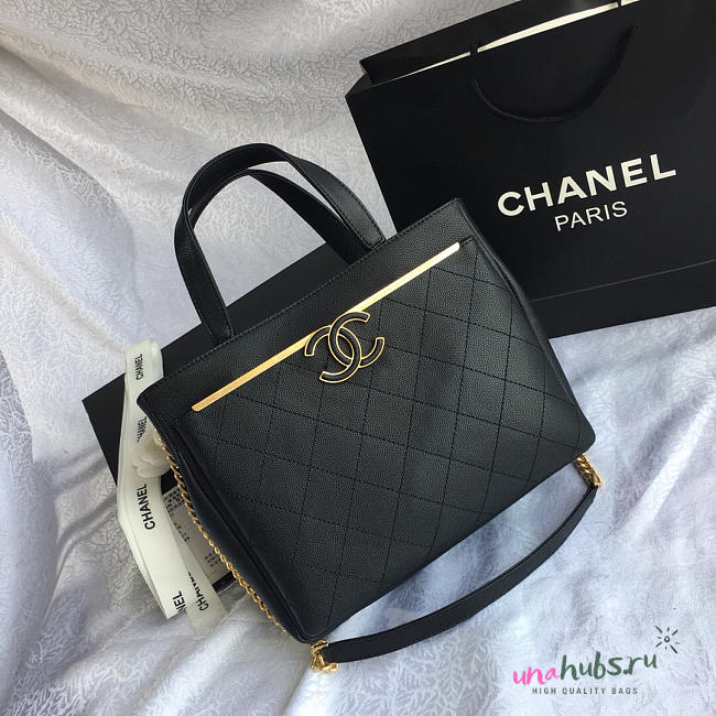 Chanel Tote Bag balck 57563 - 1