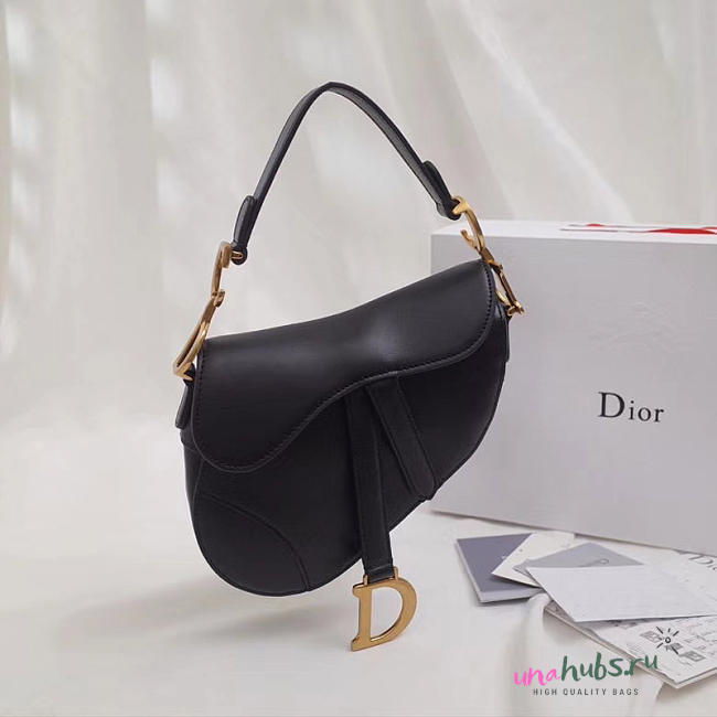 Dior Saddle Bag Original Leather black 26cm M0446 - 1