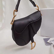 Dior Saddle Bag Original Leather black 26cm M0446 - 6