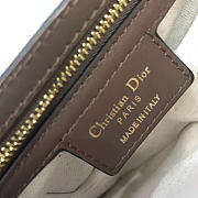 Dior Women Saddle Bag in brown Canvas M0446 - 6