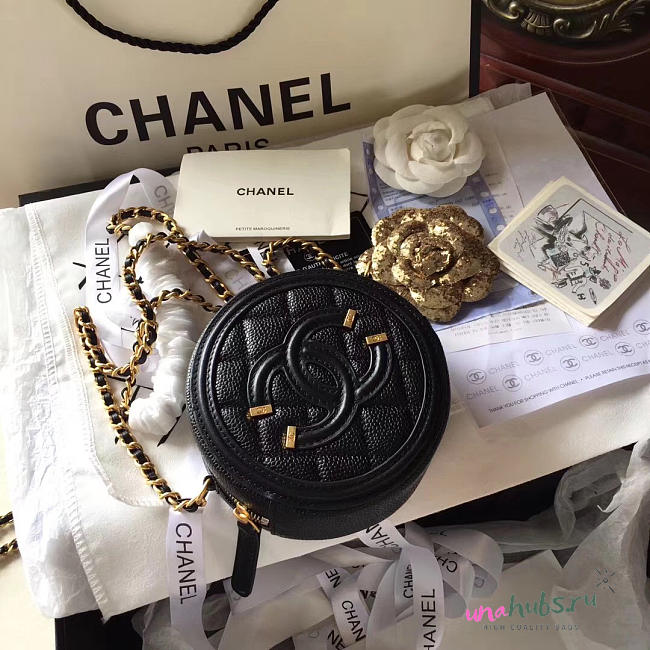 Chanel Flap Bag Black A1 - 1