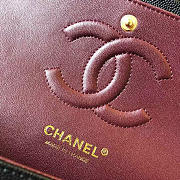 Chanel black medium size 25 cm caviar black gold - 4