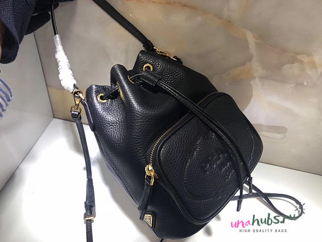 Prada calf leather bucket bag 1BH038 - 1