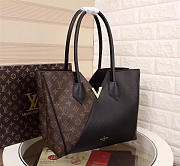 Louis Vuitton Monogram Kimono Bag M40460 Black - 3