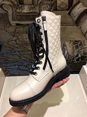 Chanel boots white P290 - 5