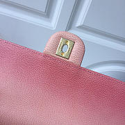 Chanel Flap Grained Calfskin Bag pink AS0062 - 5