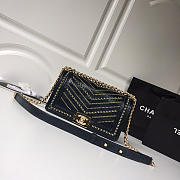 Chanel boy bag Navy Blue A67086 - 3