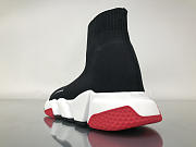 Balenciaga Speed Trainer Triple Black And Red shoes - 3