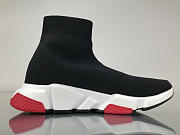 Balenciaga Speed Trainer Triple Black And Red shoes - 6