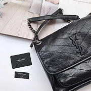 YSL Medium Niki Leather Shoulder Bag - 3