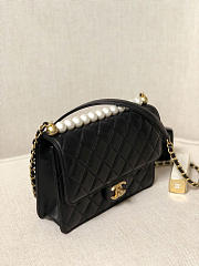 Chanel Woc Pearl rhombic Classic Flap Bag  - 3