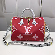 Louis Vuitton SPEEDY BANDOULIÈRE 30 Rouge - 5