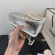 Chanel Transparent pearl sand bag White - 5