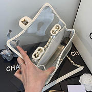 Chanel Transparent pearl sand bag White - 6