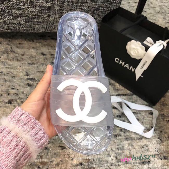 Chanel white slippers  - 1