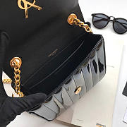 YSL VICKY SHOULDER BAG BLACK  20.5cm - 2