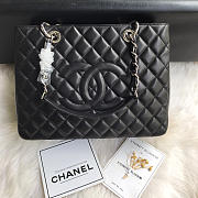 Chanel Tote Black Lambskin  - 6