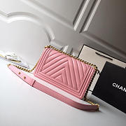 Chanel Lambskin Boy Bag 25cm - 5