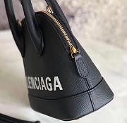 BALENCIAGA VILLE TOP HANDLE XXS BLACK BAG - 6