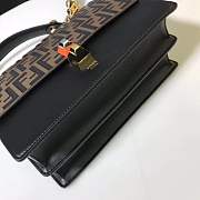 Fendi Kan I Shoulder Bag FF Black/Brown - 5