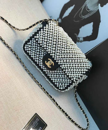 Chanel Flap bag with Imitation Pearls