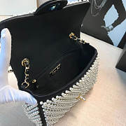 Chanel Flap bag with Imitation Pearls - 2