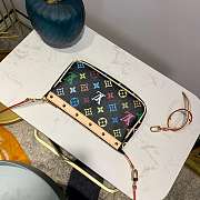 LOUIS VUITTON SHOULDER BAG BLACK - 6