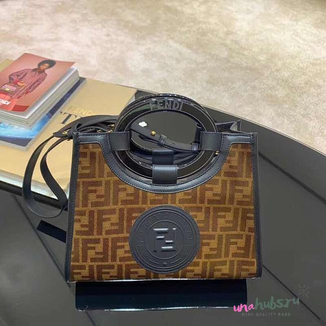 FENDI RUNAWAY SHOPPER  IN BROWN - 1