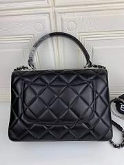 Chanel Trendy CC Flap Top Handle Bag with Silver Hardware - 5