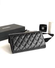 Chanel Wallet Caviar With Silver Hardware - 3