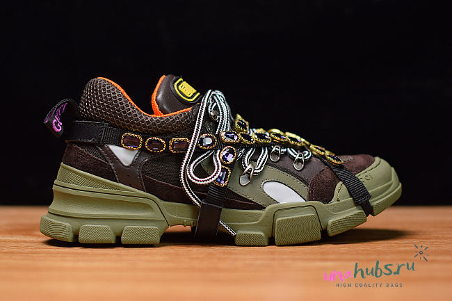 Gucci Flashtrek trainers Green - 1