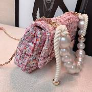 Chanel CF handbag Pink - 5