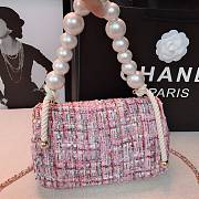 Chanel CF handbag Pink - 2