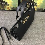 Gucci Zumi grainy leather medium top handle bag - 5