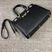 Gucci Zumi grainy leather medium top handle bag - 3