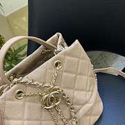 Chanel bucket bag Caviar calfskin Beige - 2